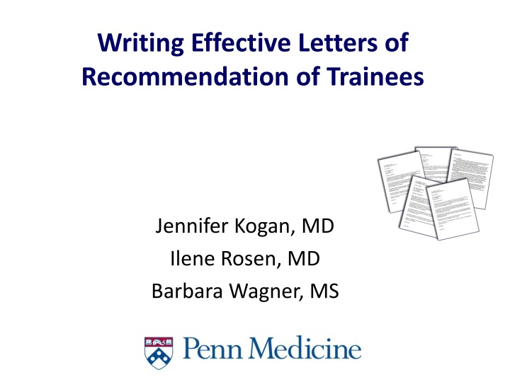 writing effective letters of recommendation