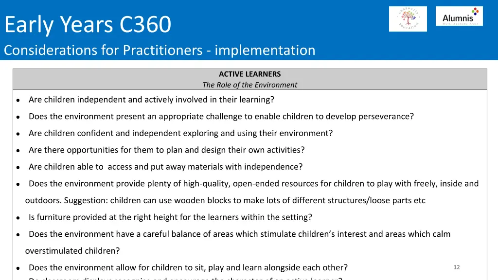 early years c360 considerations for practitioners 3