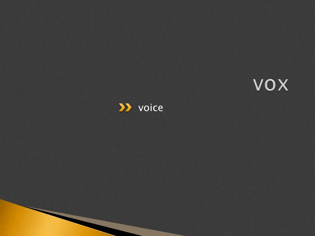 voice