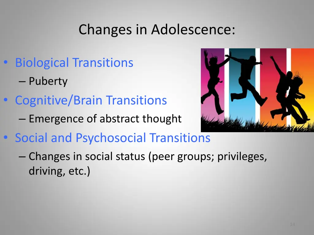 changes in adolescence