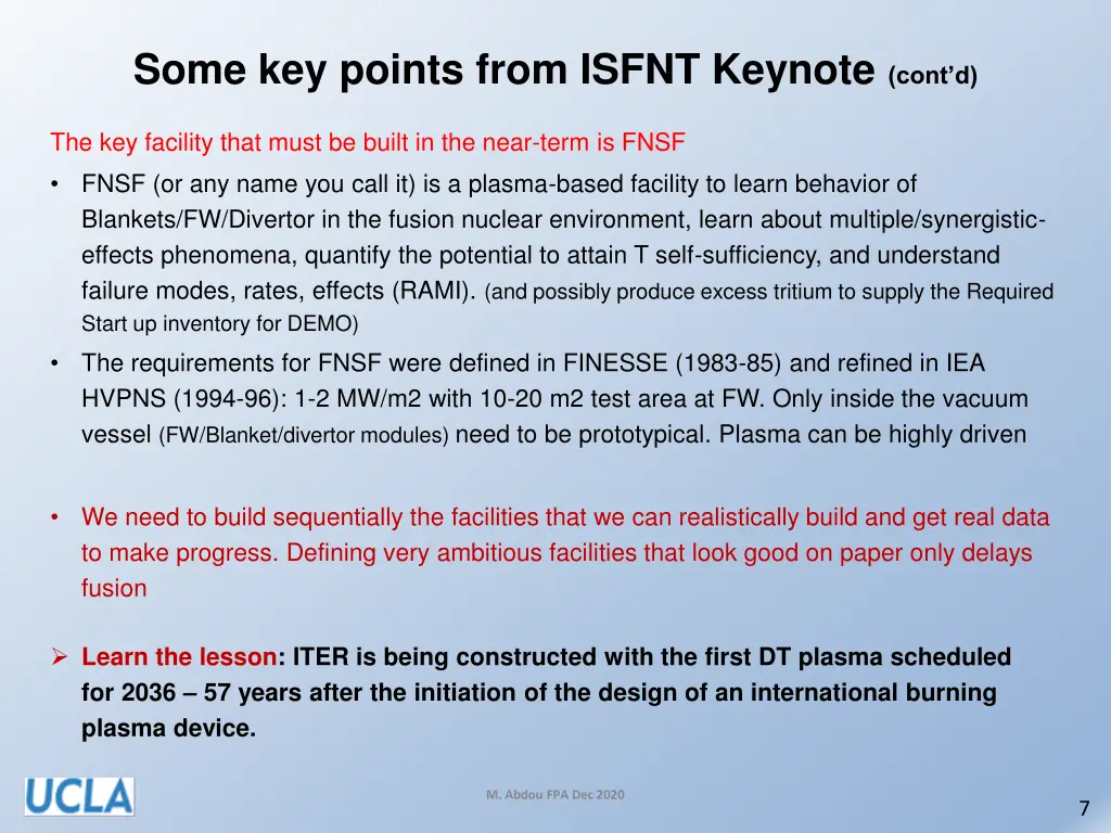 some key points from isfnt keynote cont d 1