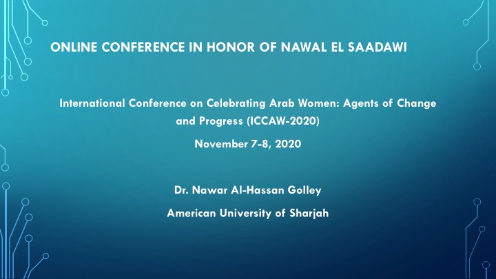 online conference in honor of nawal el saadawi