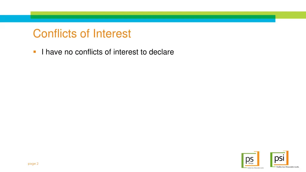 conflicts of interest