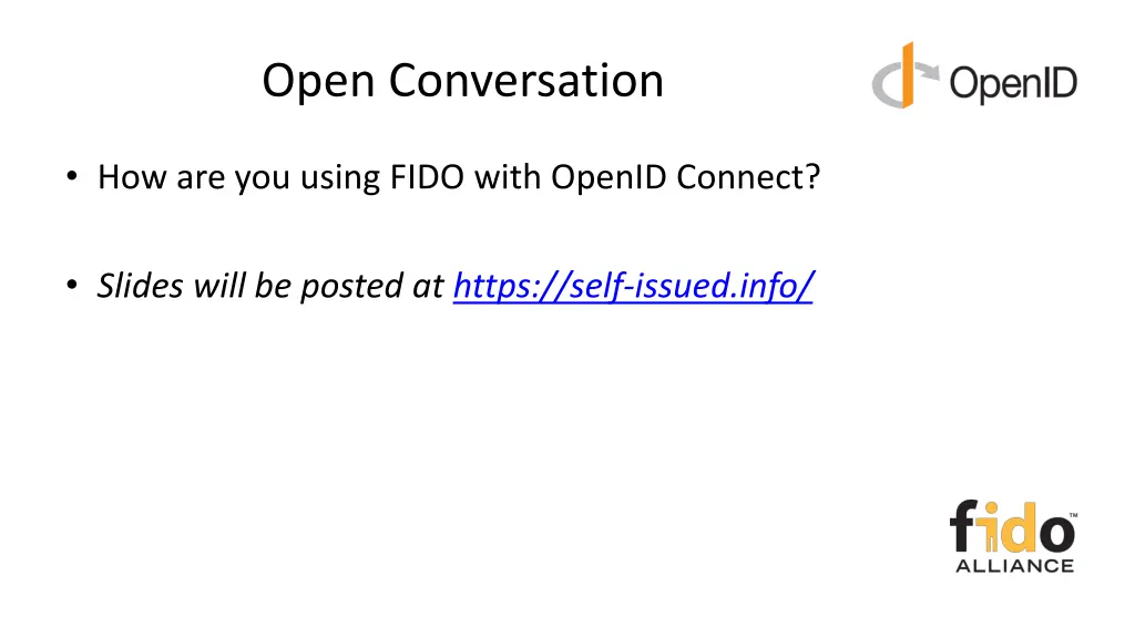 open conversation