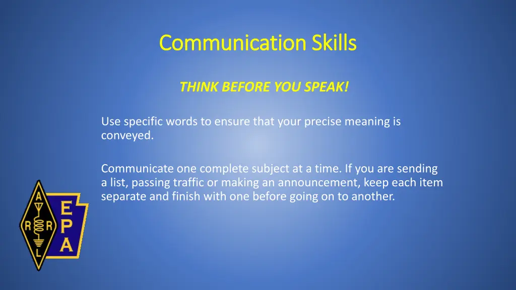 communication skills communication skills 5