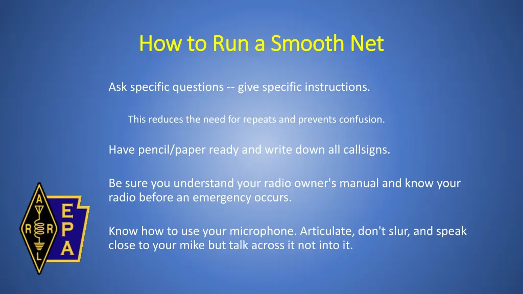 how to run a smooth net how to run a smooth net 1