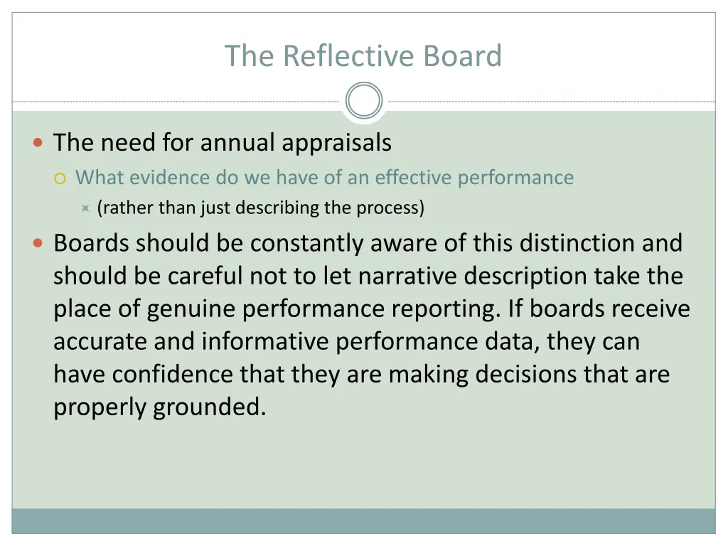 the reflective board