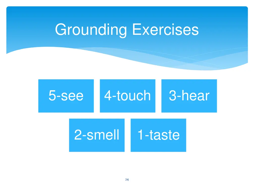 grounding exercises