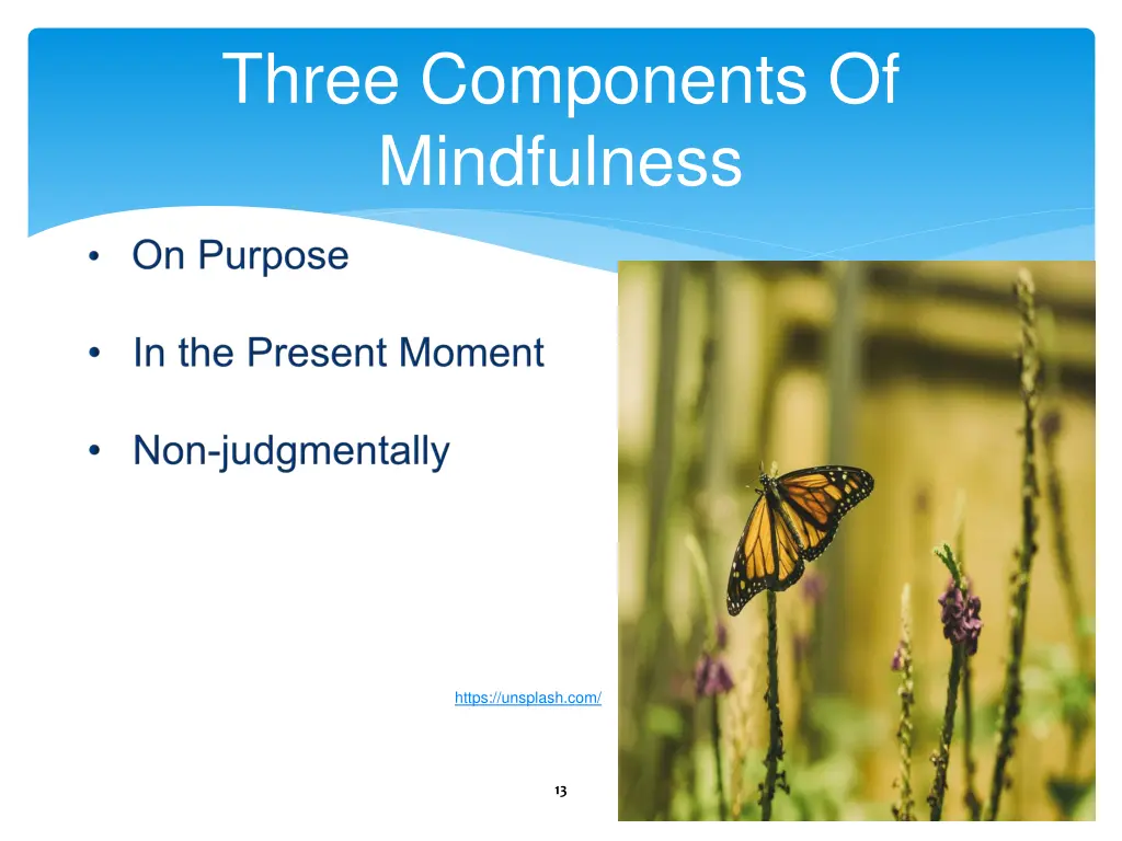 three components of mindfulness