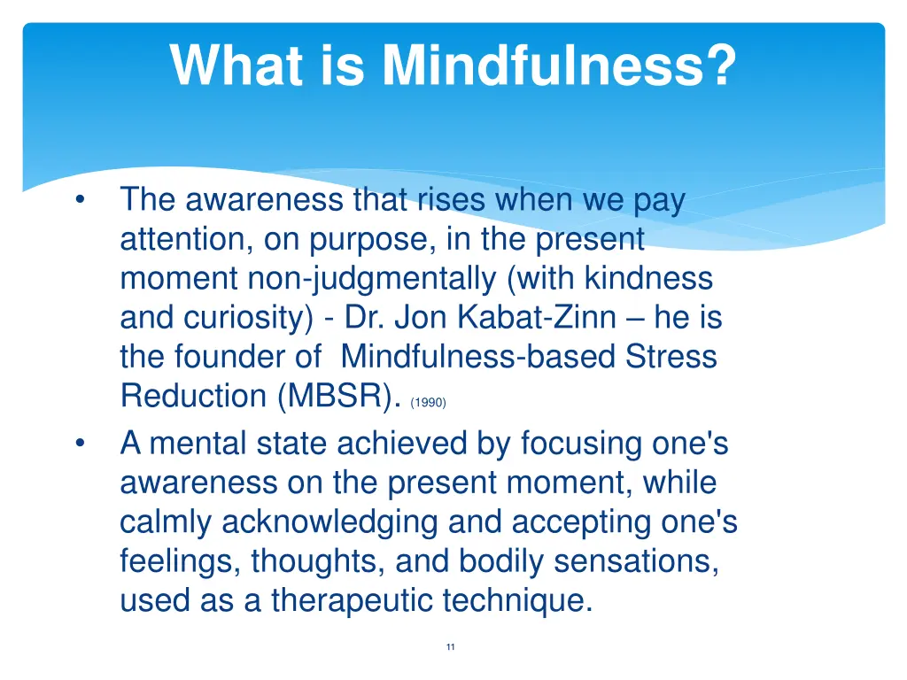 what is mindfulness