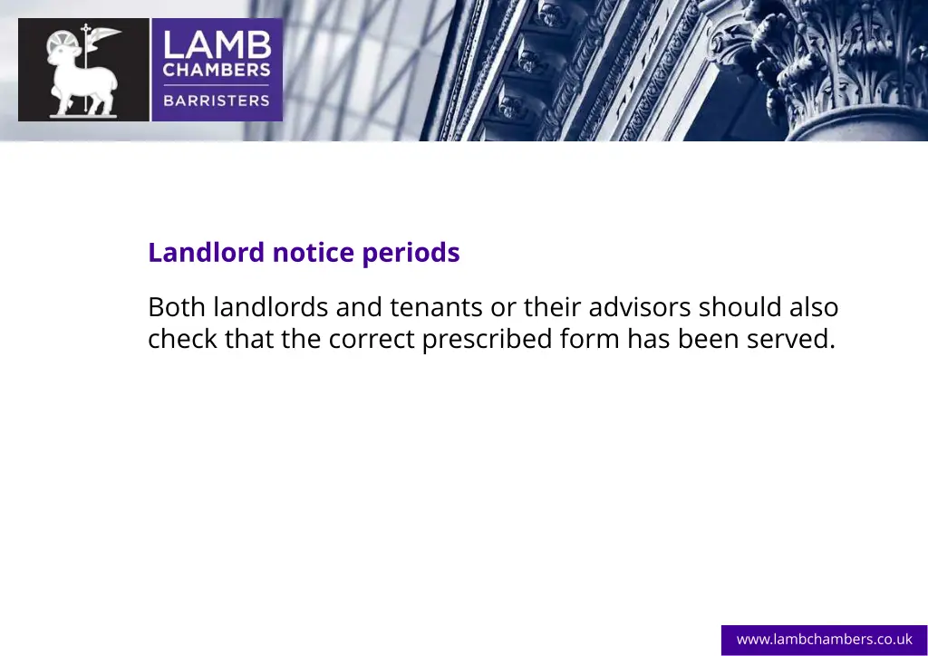 landlord notice periods 4