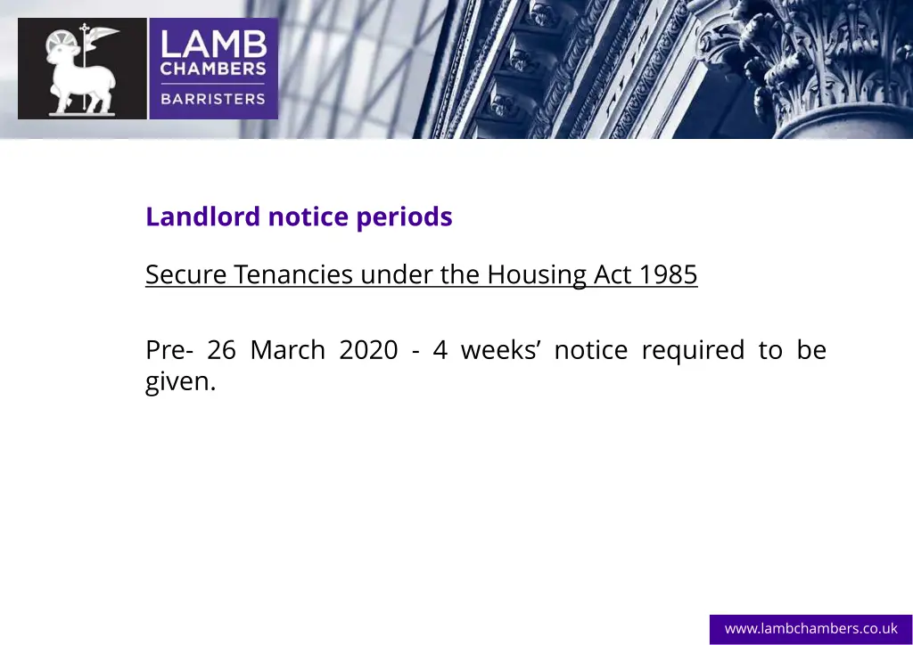 landlord notice periods 6