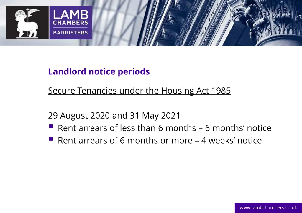 landlord notice periods 8