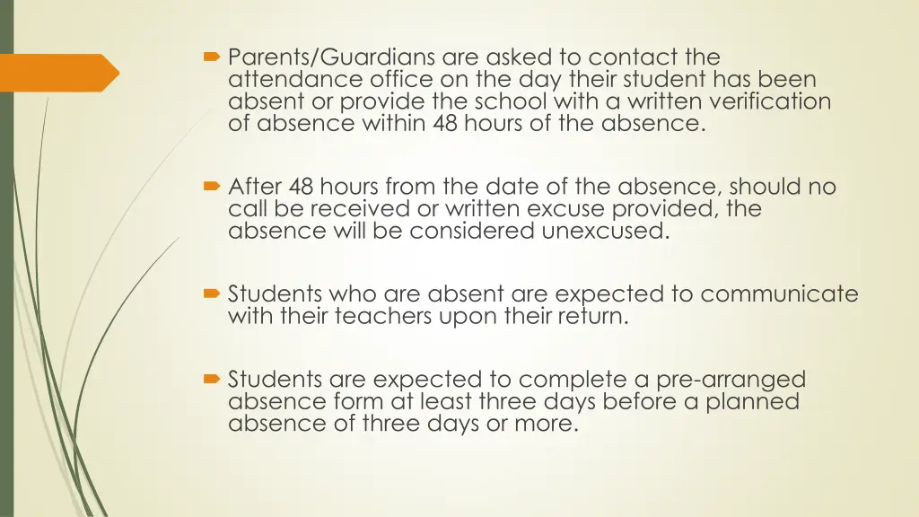 parents guardians are asked to contact