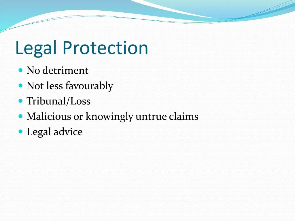 legal protection