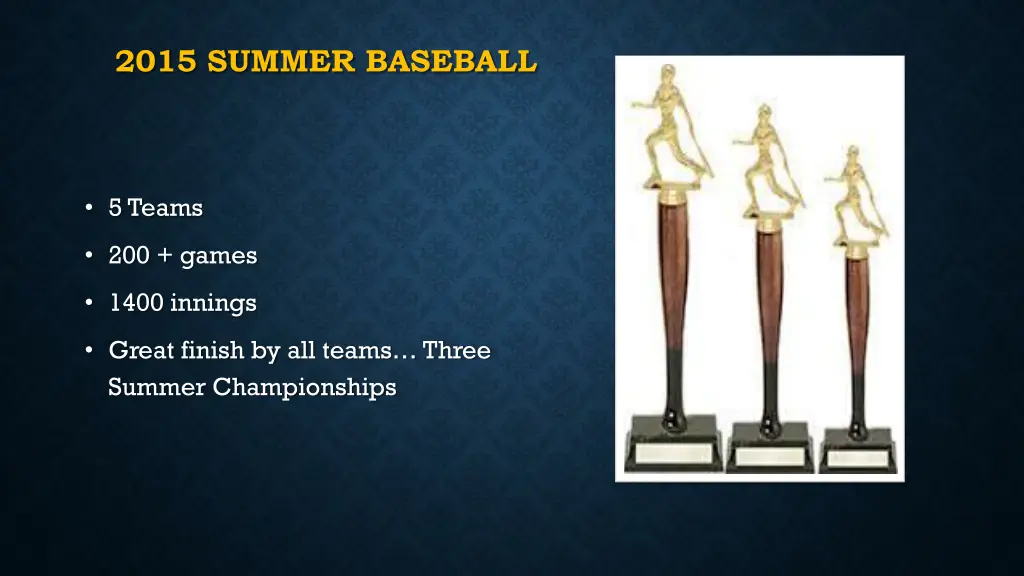 2015 summer baseball