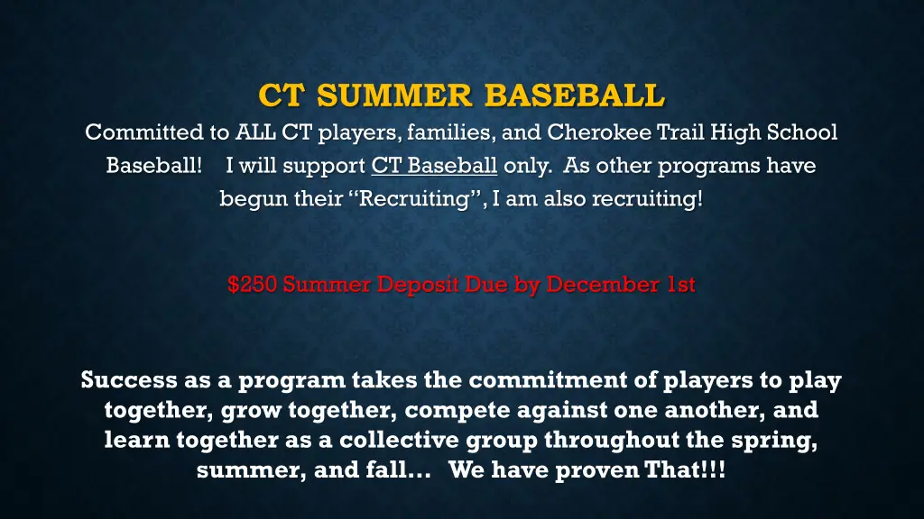 ct summer baseball committed to all ct players