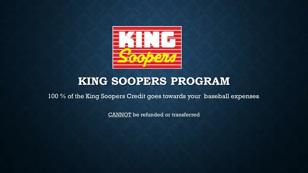 king soopers program