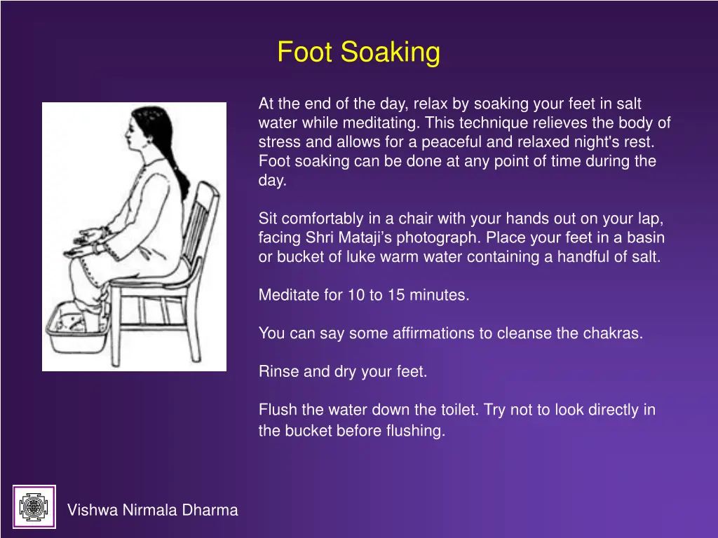 foot soaking