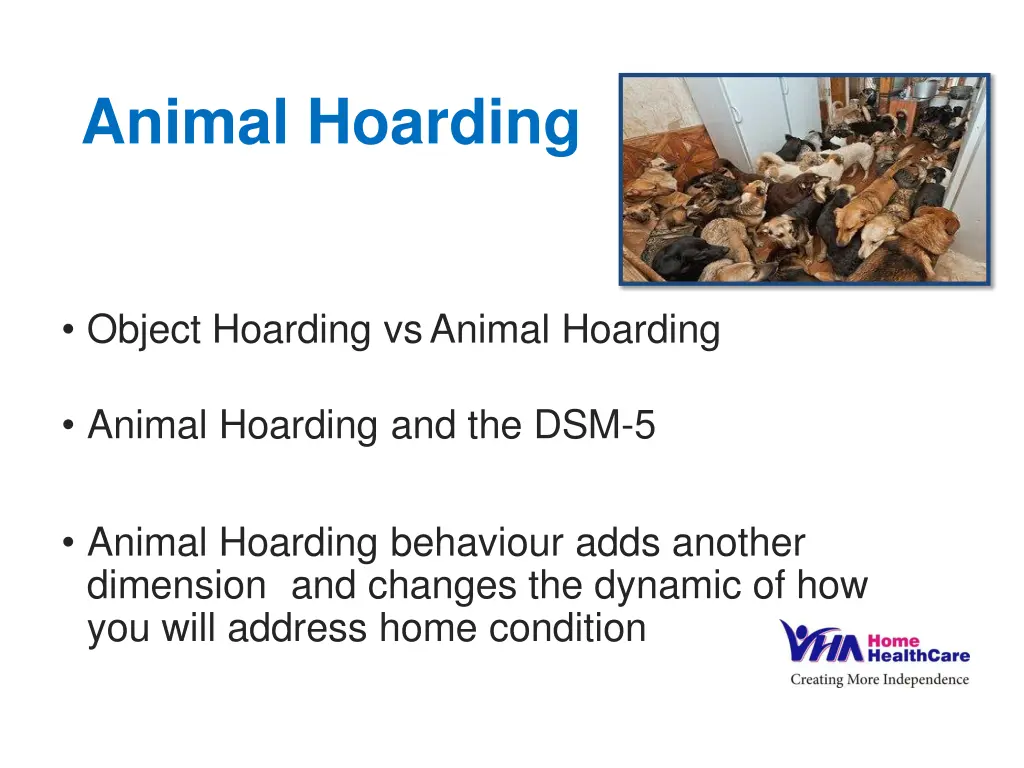 animal hoarding