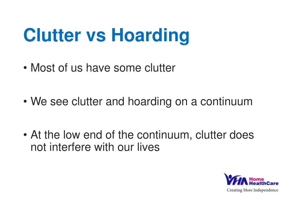 clutter vs hoarding