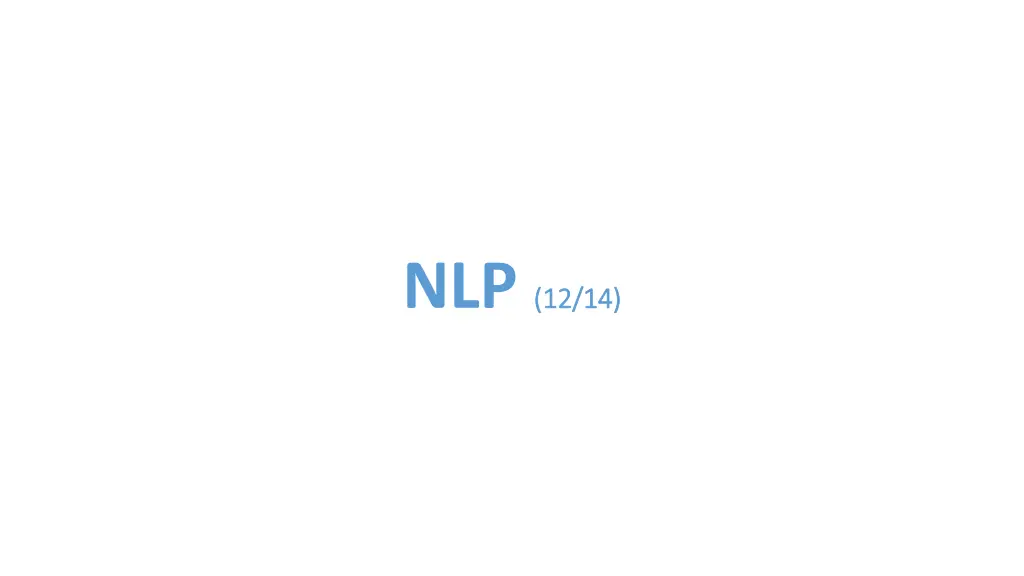 nlp 12 14