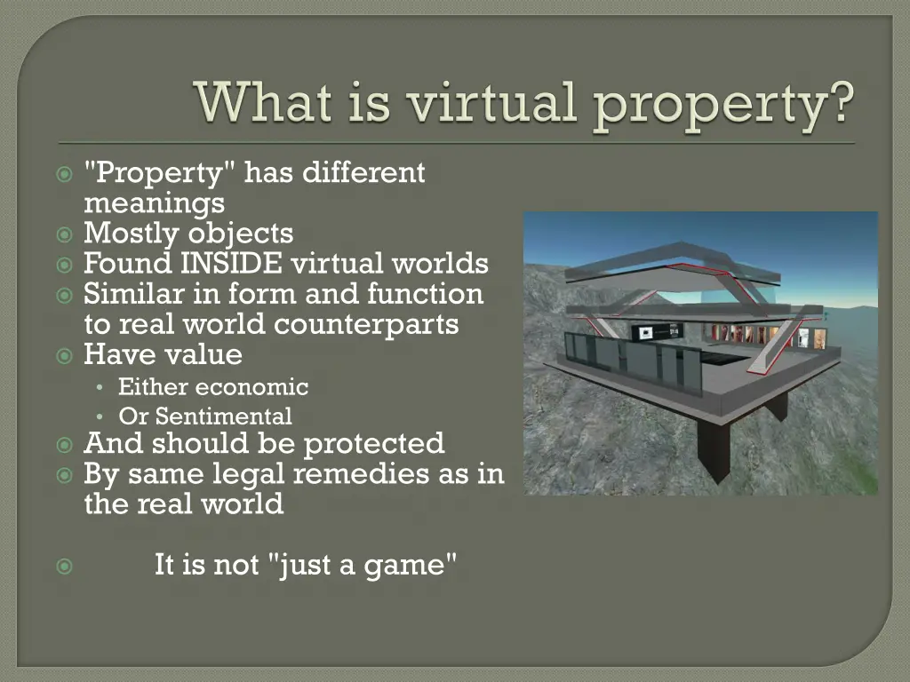 property has different meanings mostly objects