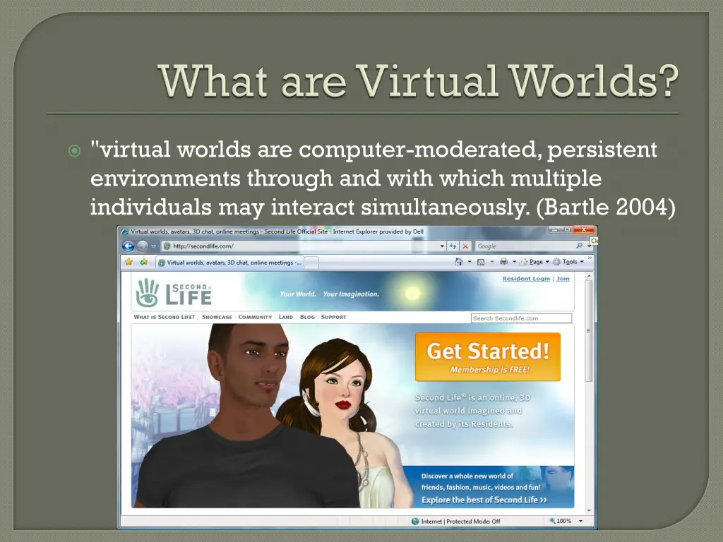 virtual worlds are computer moderated persistent