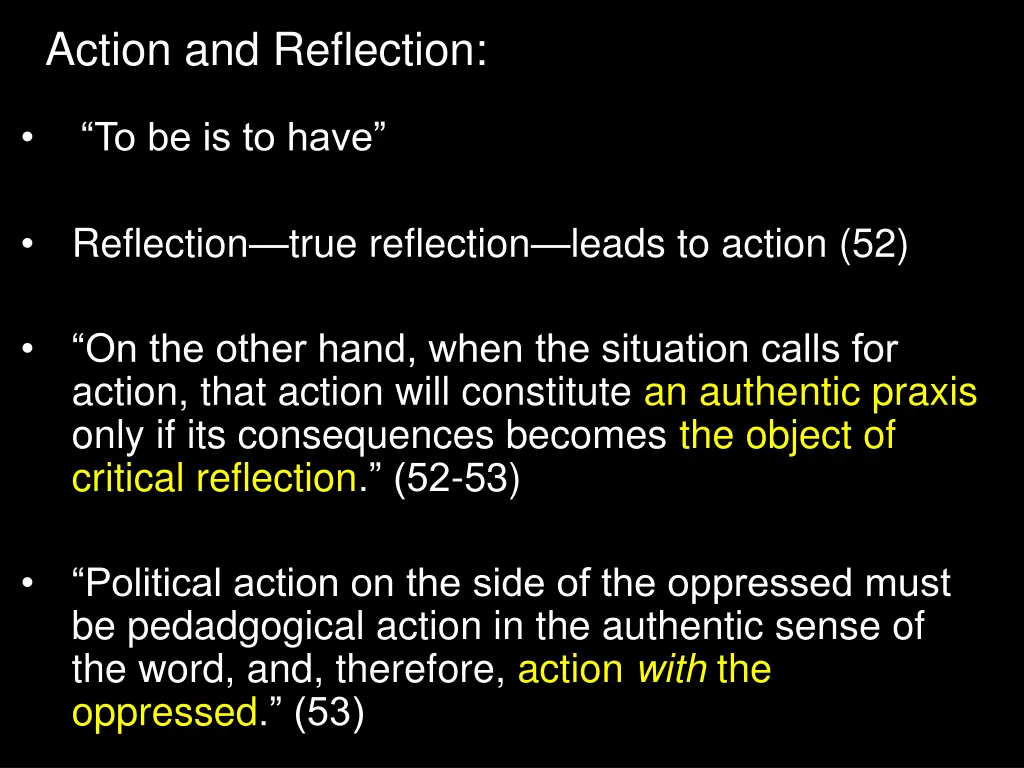 action and reflection 1