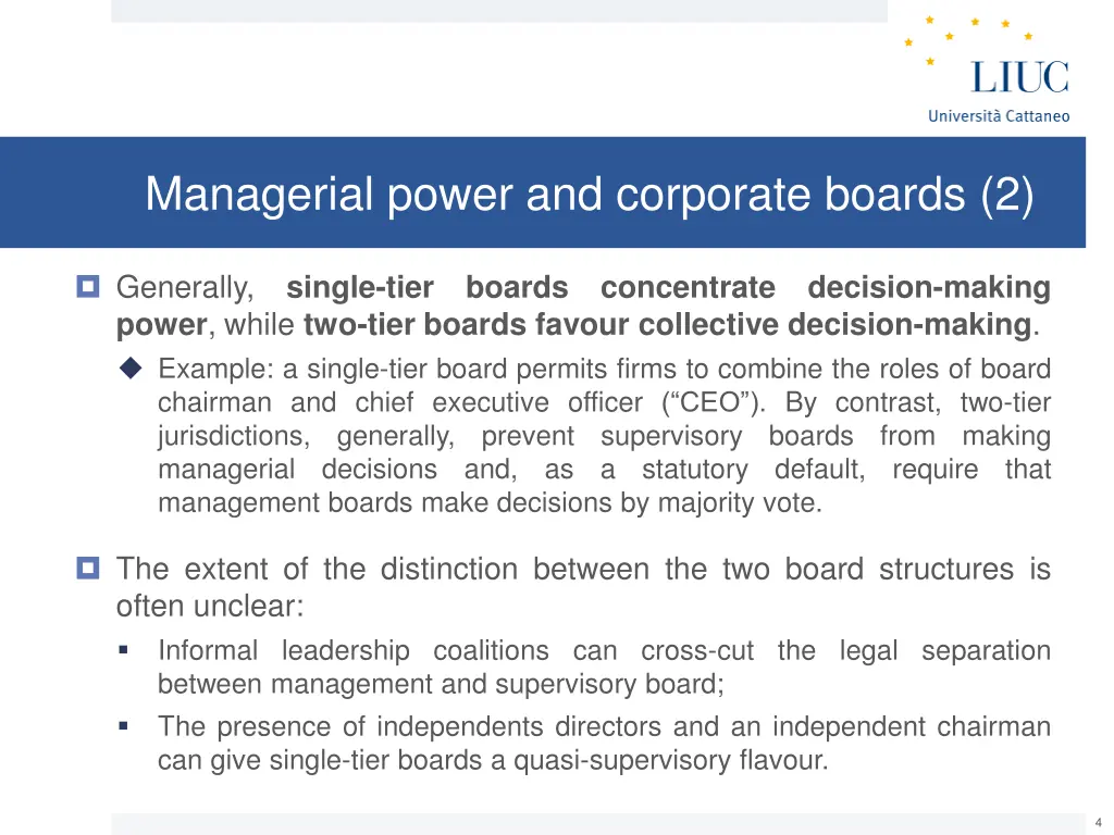 managerial power and corporate boards 2