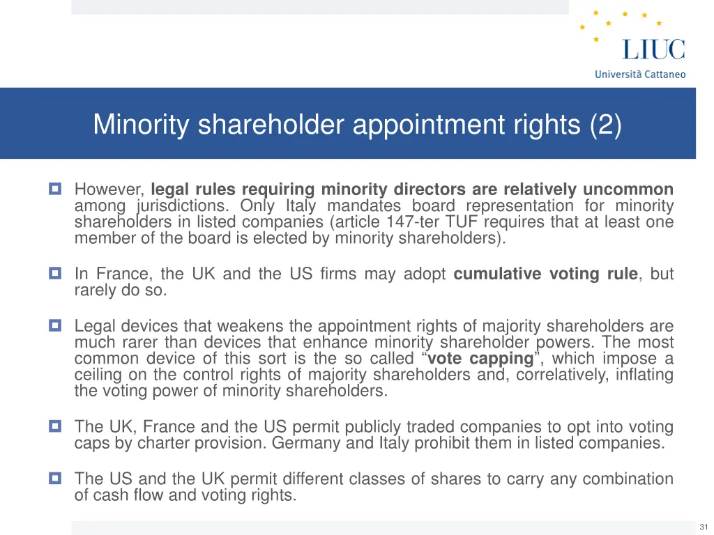 minority shareholder appointment rights 2