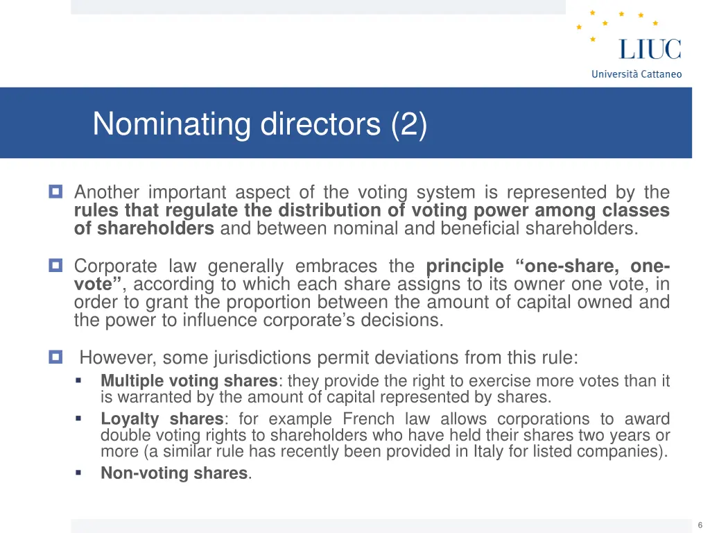 nominating directors 2