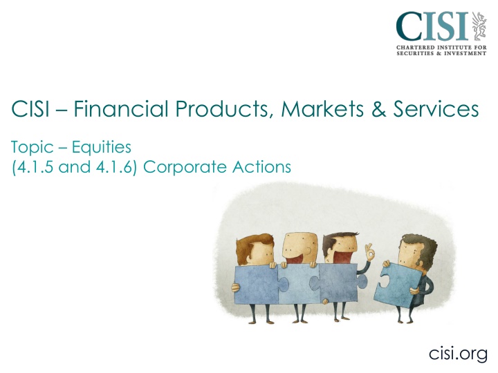 cisi financial products markets services