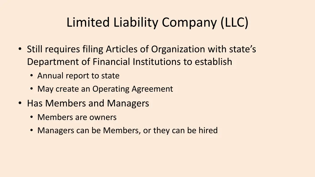 limited liability company llc