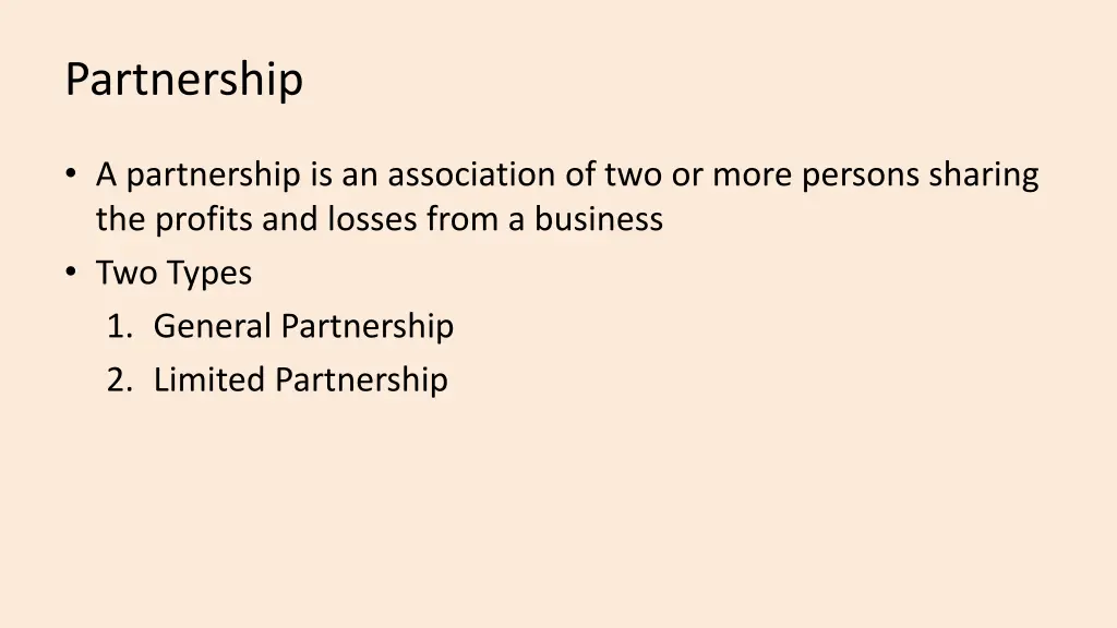 partnership