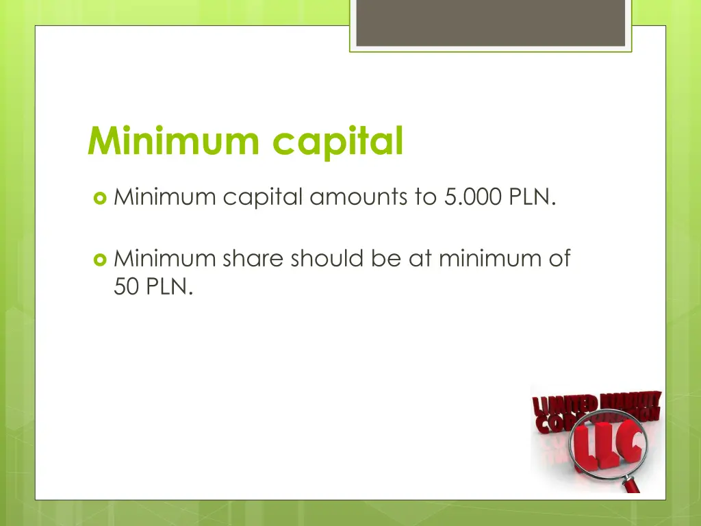 minimum capital