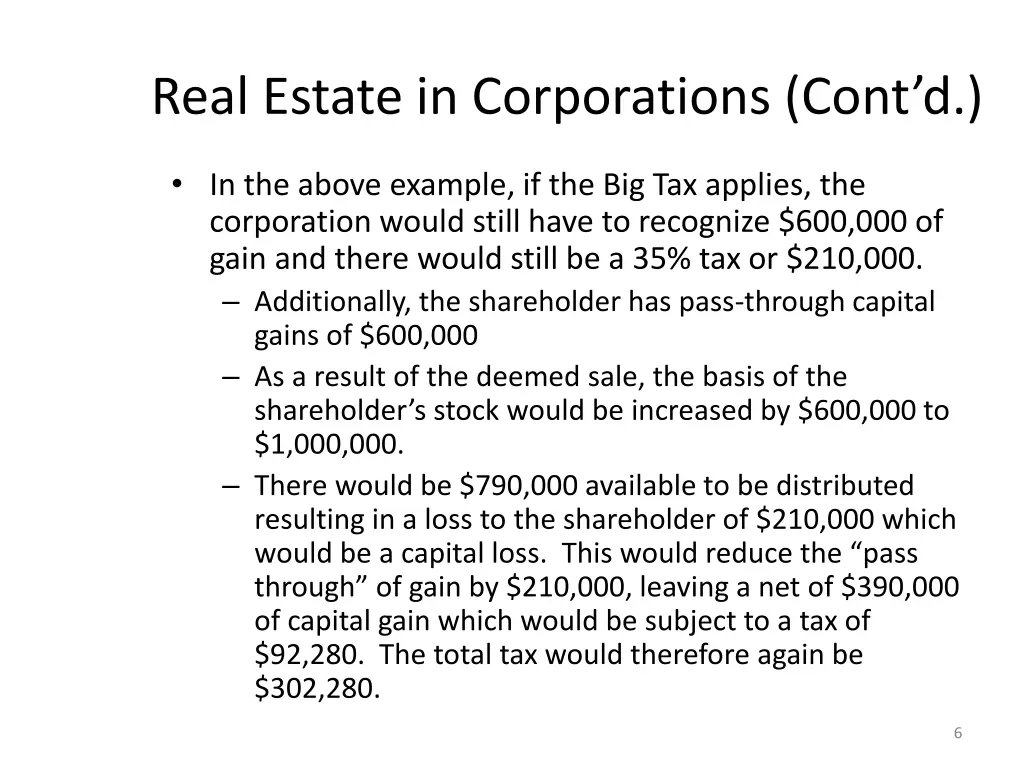 real estate in corporations cont d 3