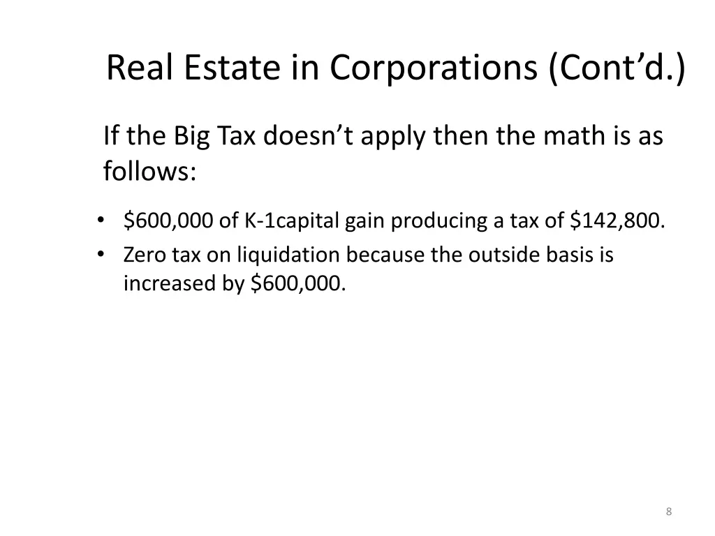 real estate in corporations cont d 5