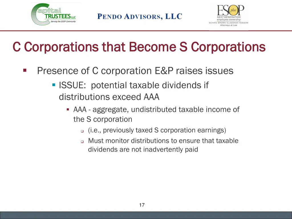 c corporations that become s corporations 1