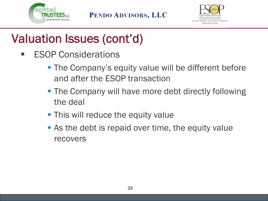 valuation issues cont d valuation issues cont 1