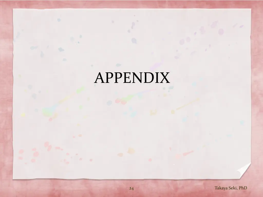 appendix