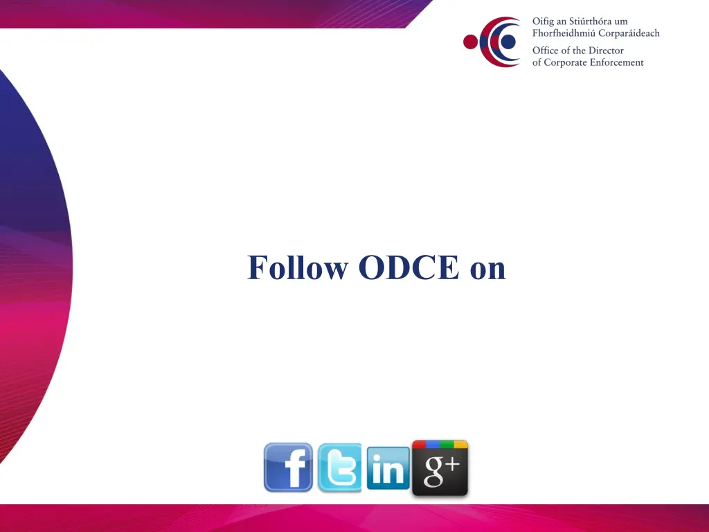 follow odce on