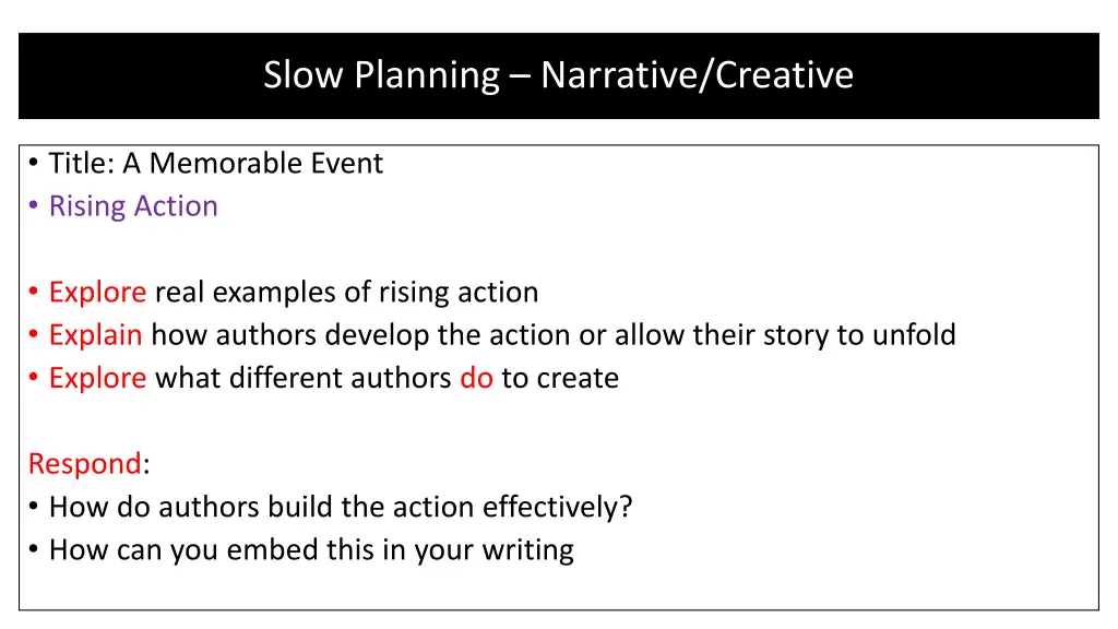 slow planning narrative creative 4