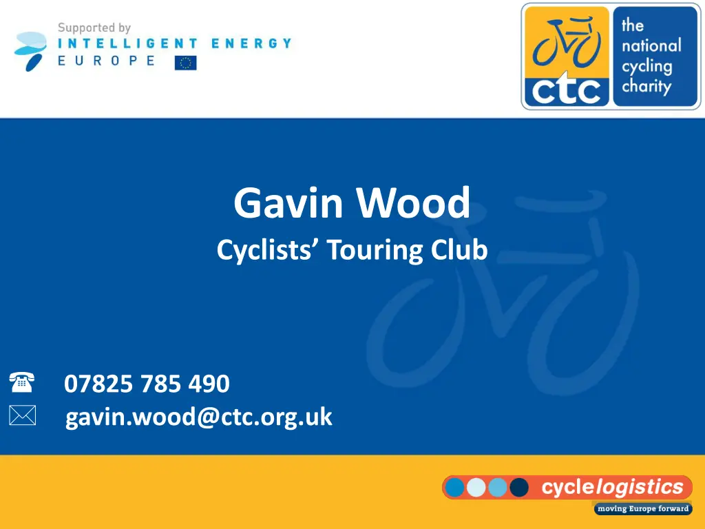 gavin wood cyclists touring club