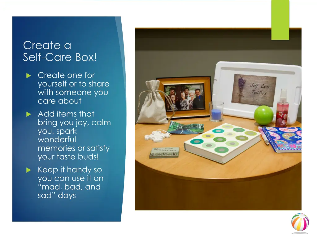 create a self care box