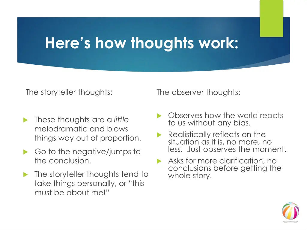 here s how thoughts work