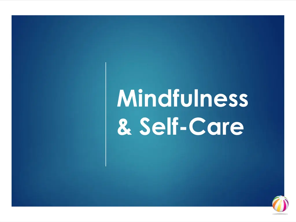 mindfulness self care