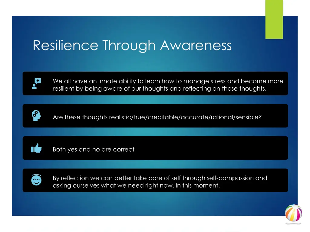 resilience through awareness