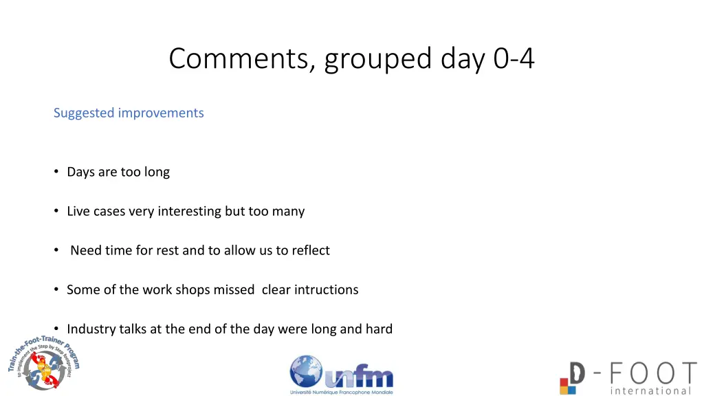 comments grouped day 0 4