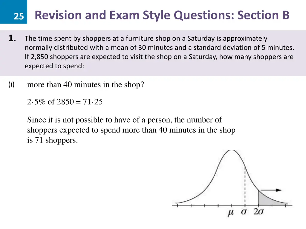 25 revision and exam style questions section b 1